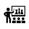 Chess Teacher Clipart SVG, PNG, JPG, PDF Files