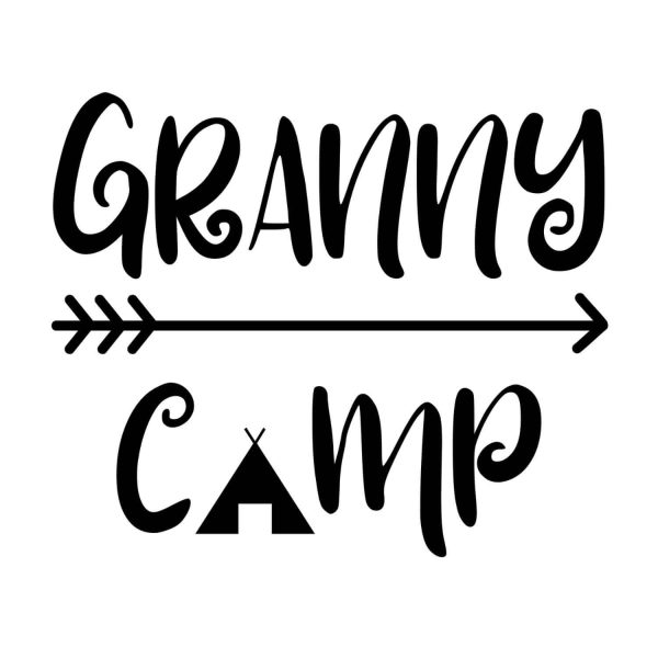 Granny Camp SVG, PNG, JPG, PDF Files