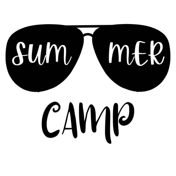 Summer Camp Glasses SVG, PNG, JPG, PDF Files