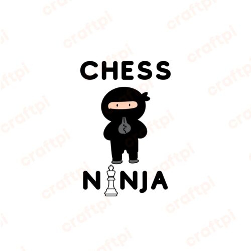 Chess Ninja SVG, PNG, JPG, PDF Files