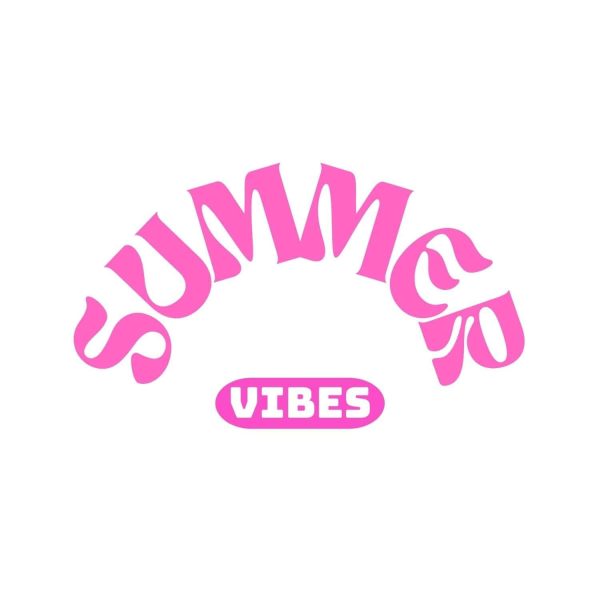 Pink Summer Vibes SVG, PNG, JPG, PDF Files