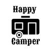 Happy Camper With Van SVG, PNG, JPG, PDF Files