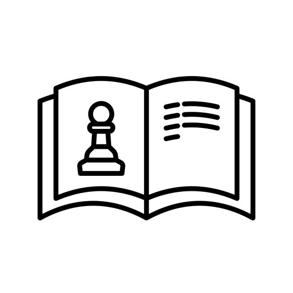 Chess Guide Outline SVG, PNG, JPG, PDF Files