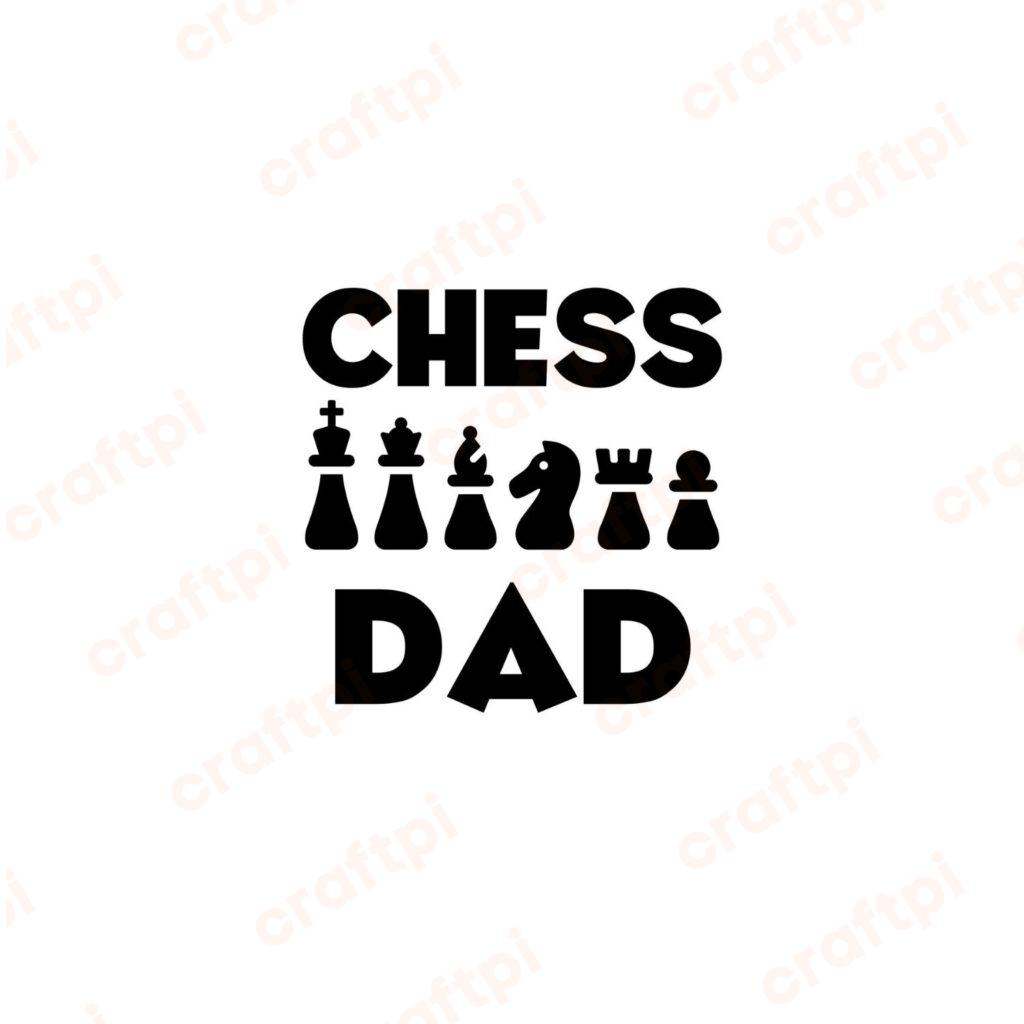 Chess Dad SVG, PNG, JPG, PDF Files