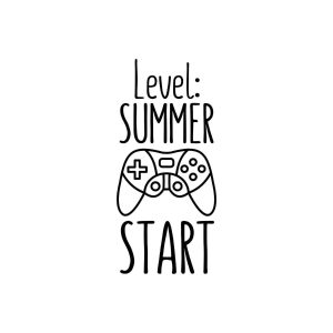 Level Summer Start SVG, PNG, JPG, PDF Files