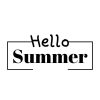 Hello Summer Rectangle SVG, PNG, JPG, PDF Files