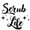 Scrub Life With Stars SVG, PNG, JPG, PDF Files