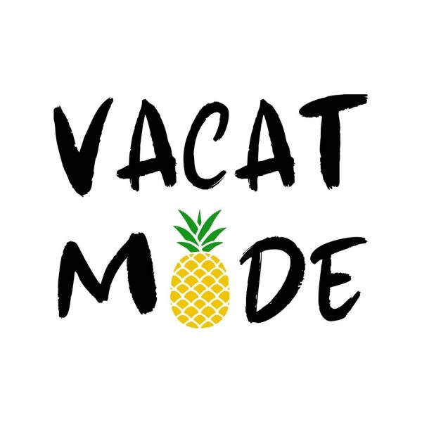 Vacat Mode Pineapple SVG, PNG, JPG, PDF Files