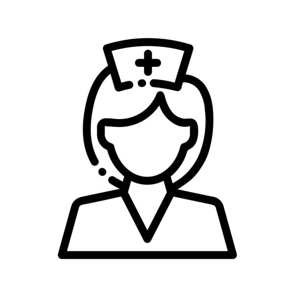 Nurse Silhouette SVG, PNG, JPG, PDF Files