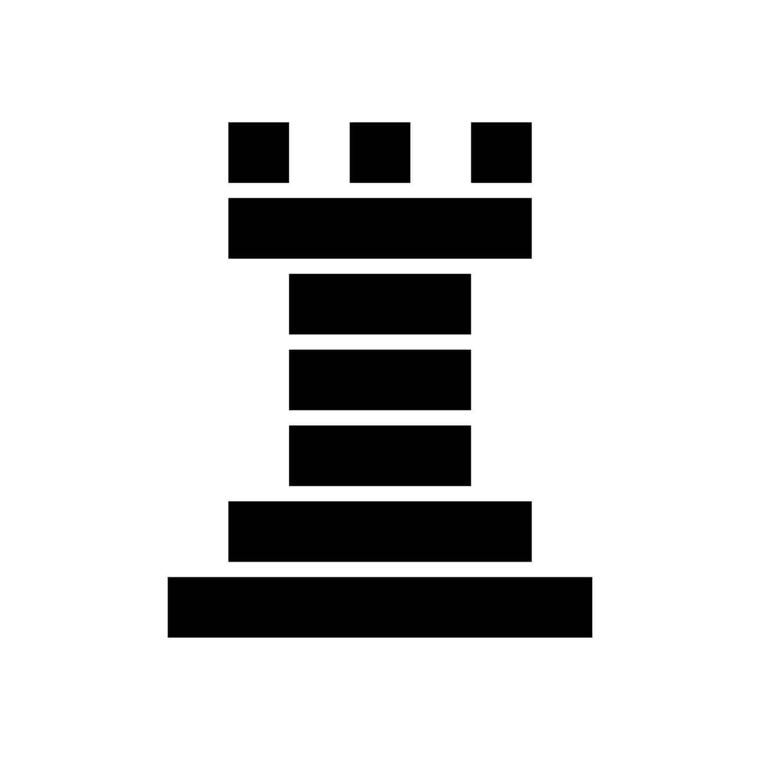 Pixel Art Rook SVG, PNG, JPG, PDF Files | Craftpi