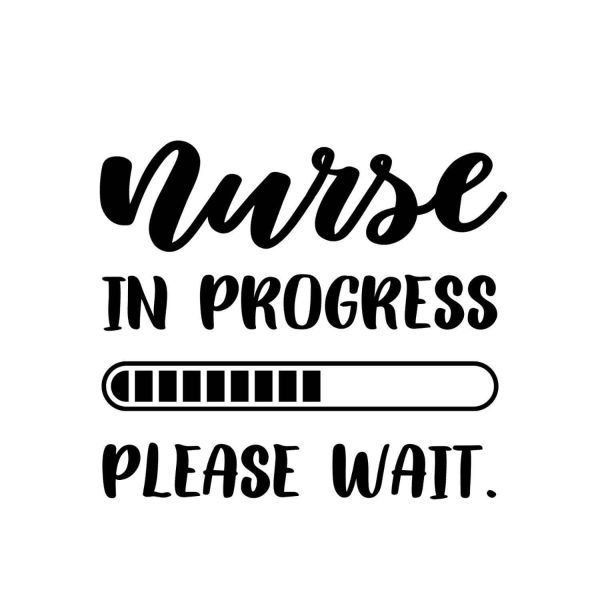 Nurse In Progress SVG, PNG, JPG, PDF Files