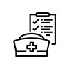 Nurse Hat With Notes SVG, PNG, JPG, PDF Files