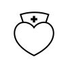 Nurse Hat With Heart SVG, PNG, JPG, PDF Files