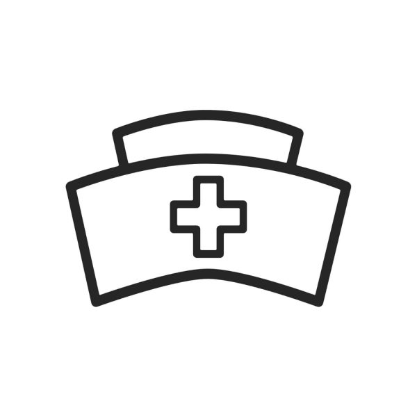 Nurse Hat Clipart SVG, PNG, JPG, PDF Files