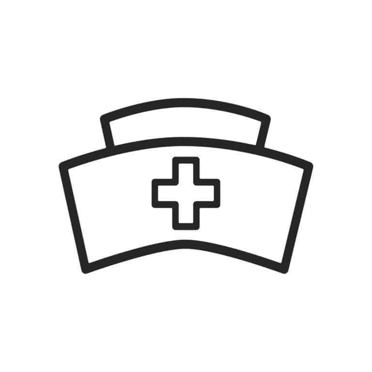 Nurse Hat Clipart SVG, PNG, JPG, PDF Files | Craftpi