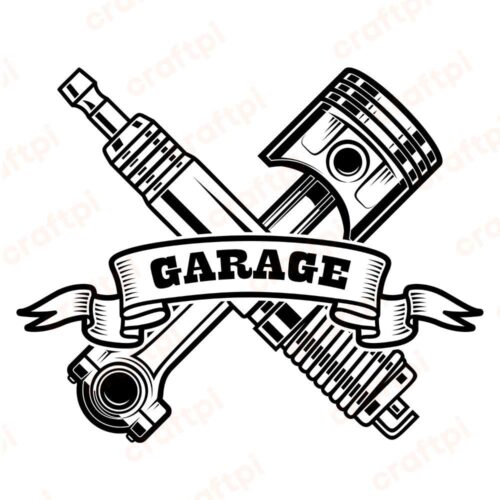 Garage Logo Symbol SVG, PNG, JPG, PDF Files