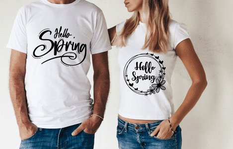 hello spring personelized tshirt