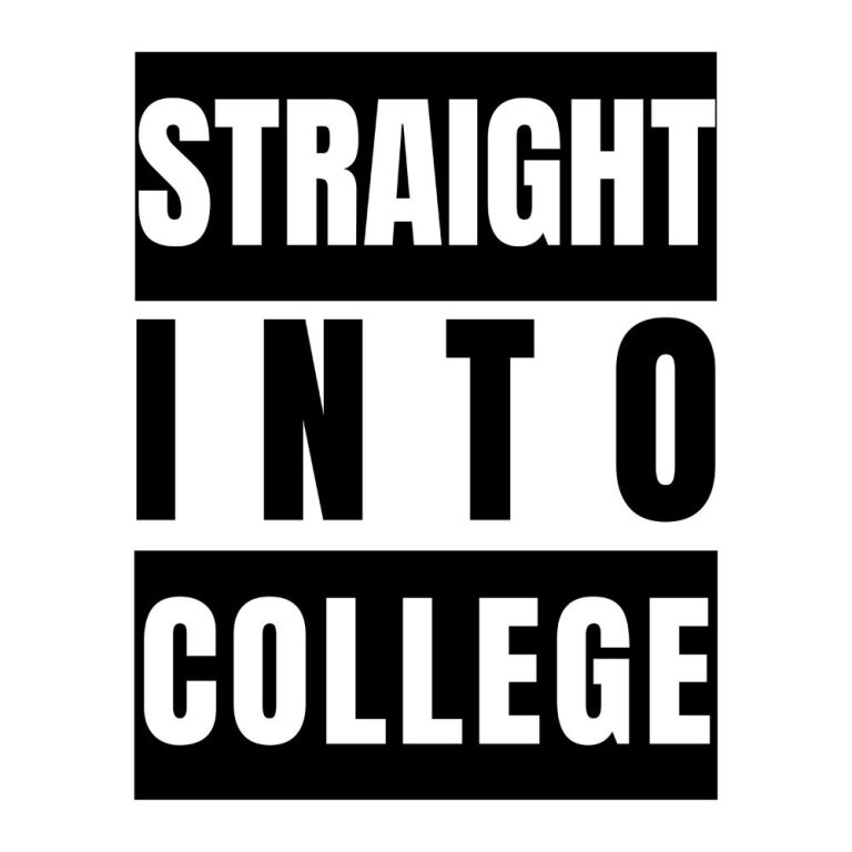 Straight Into College SVG, PNG, JPG, PDF Files