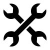 Wrench Crossed SVG, PNG, JPG, PDF Files