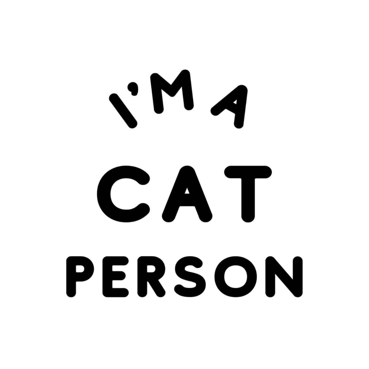 I'm A Cat Person SVG, PNG, JPG, PDF Files