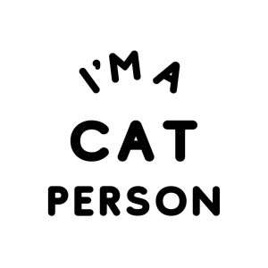 I'm A Cat Person SVG, PNG, JPG, PDF Files