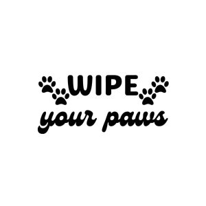 Wipe Your Paws SVG, PNG, JPG, PDF Files