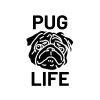 Pug Life SVG, PNG, JPG, PDF Files