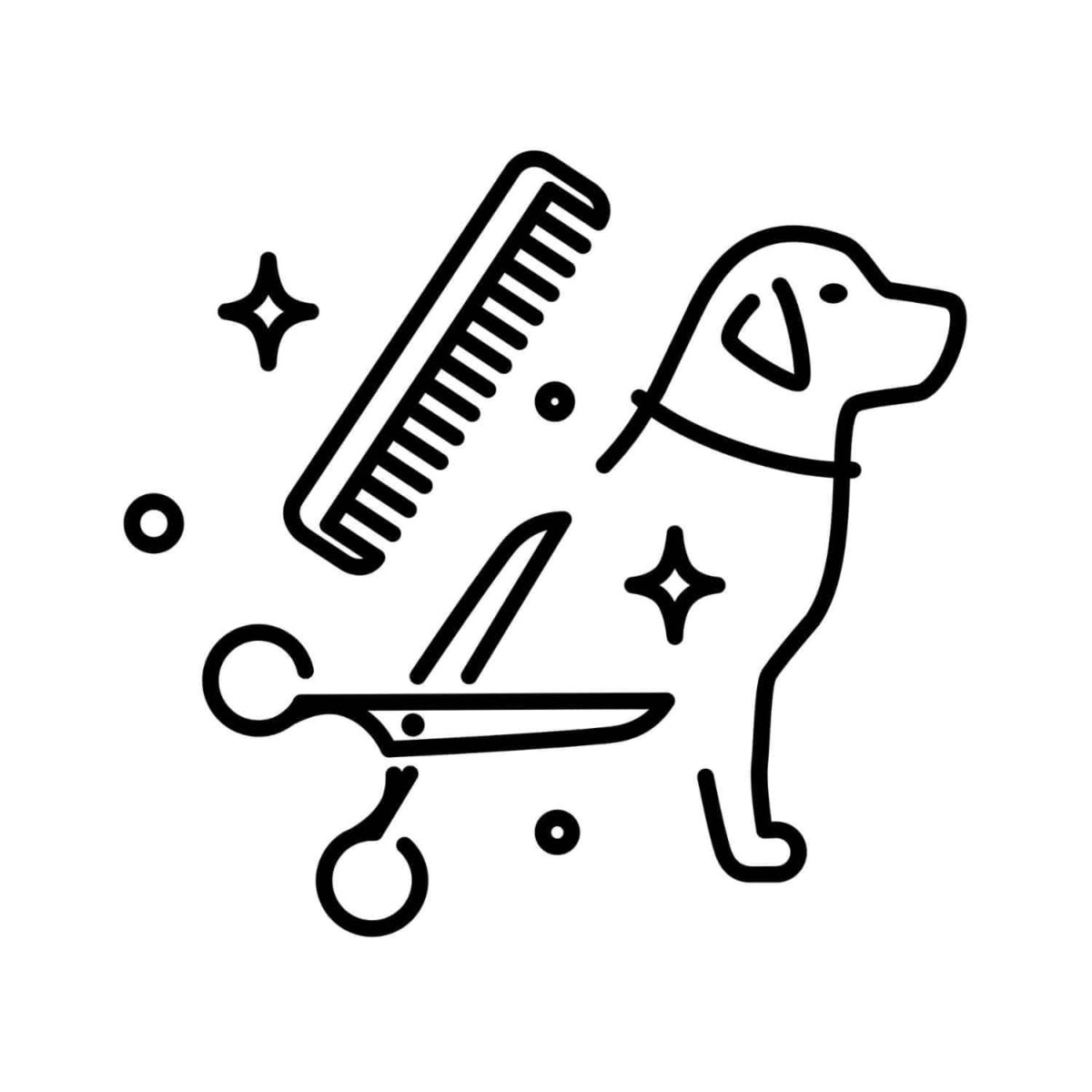 Dog Grooming SVG, PNG, JPG, PDF Files