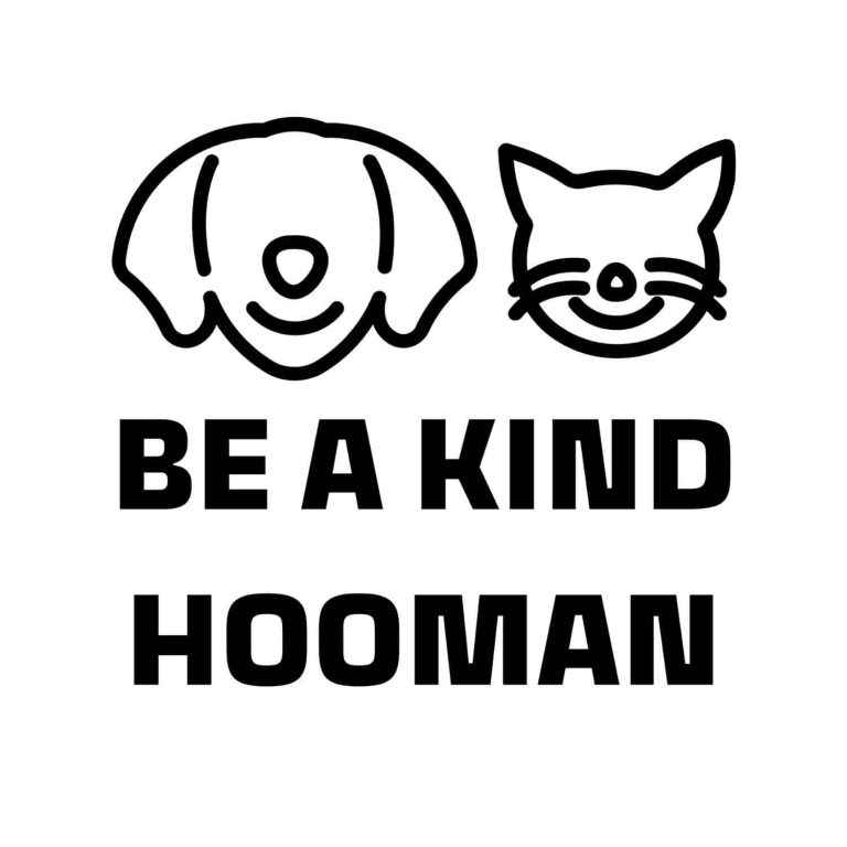 Be A Kind Hooman SVG, PNG, JPG, PDF Files