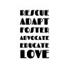 Rescue Dog Quote SVG, PNG, JPG, PDF Files