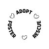 Adopt Foster Rescue Heart Logo SVG, PNG, JPG, PDF Files