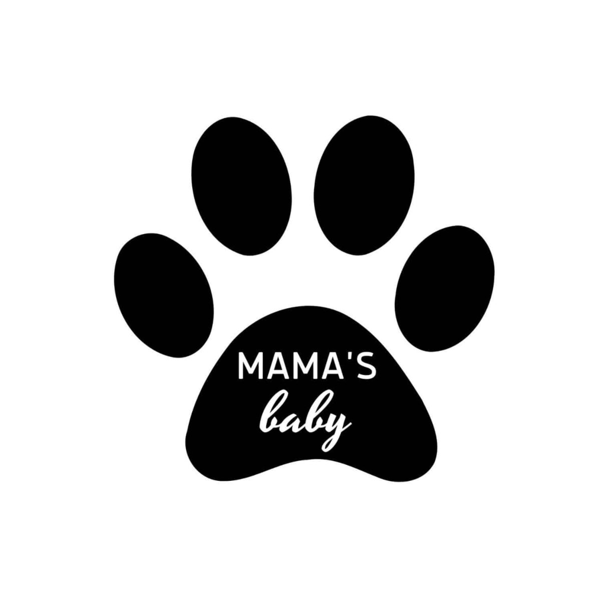 Mama's Baby Paw SVG, PNG, JPG, PDF Files