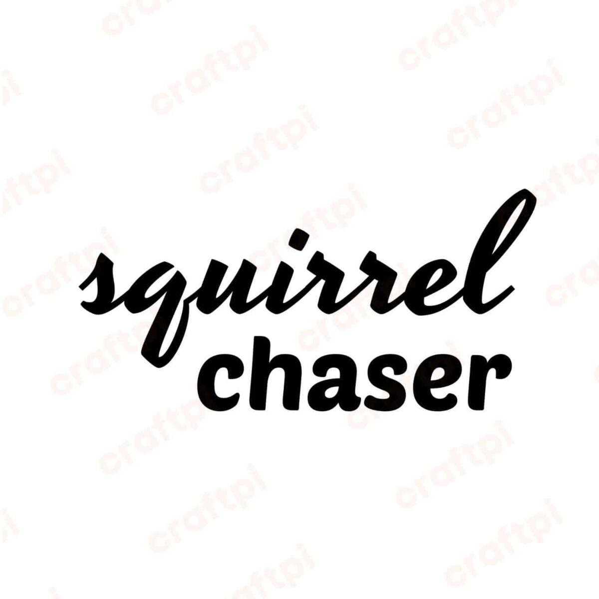 Squirrel Chaser SVG, PNG, JPG, PDF Files