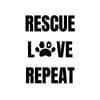 Rescue Love Repeat SVG, PNG, JPG, PDF Files