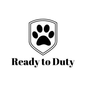 Ready To Duty Police Dog Badge SVG, PNG, JPG, PDF Files