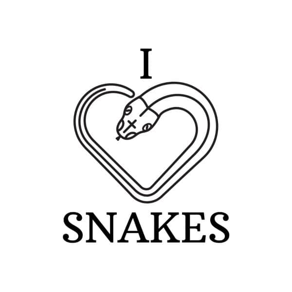 I Love Snakes SVG, PNG, JPG, PDF Files
