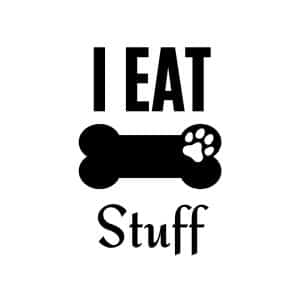 Dog Treat I Eat Stuff SVG, PNG, JPG, PDF Files