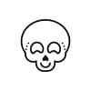Cute Skull SVG, PNG, JPG, PDF Files