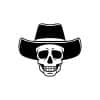 Cowboy Skull SVG, PNG, JPG, PDF Files