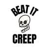 Beat It Creep Skull SVG, PNG, JPG, PDF Files