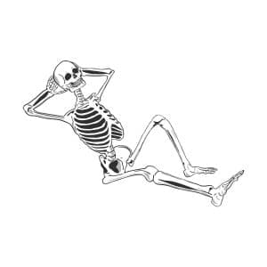 Skeleton Relax SVG, PNG, JPG, PDF Files