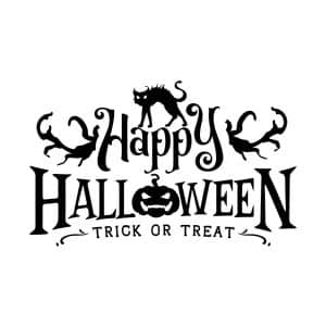 Happy Halloween Trick Or Treat SVG, PNG, JPG, PDF Files