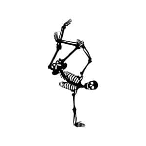 Dancing Skeleton SVG, PNG, JPG, PDF Files