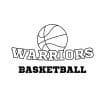 Warriors Basketball SVG, PNG, JPG, PDF Files