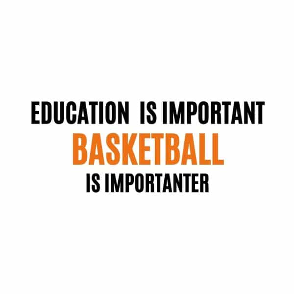 Education Is Important Basketball Is Importanter SVG, PNG, JPG, PDF Files