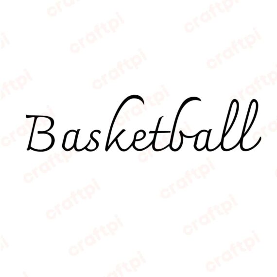 Basketball Handwritten SVG, PNG, JPG, PDF Files
