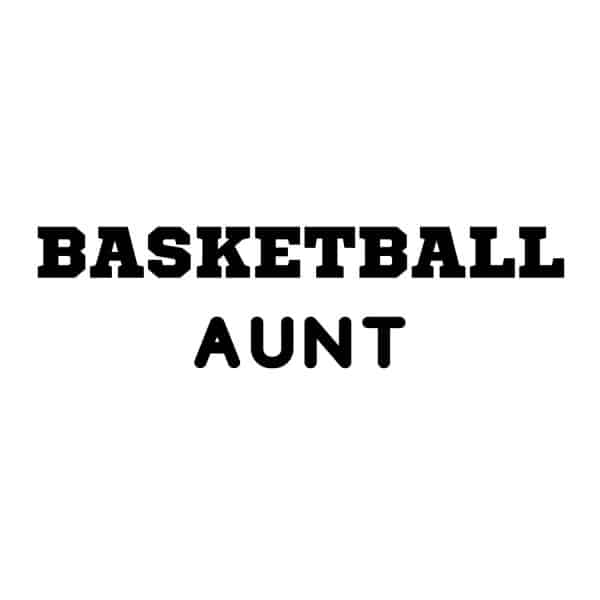 Basketball Aunt SVG, PNG, JPG, PDF Files