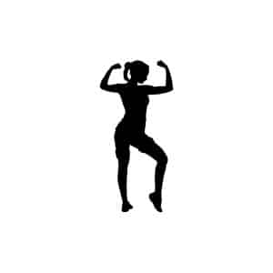 Muscular Woman SVG, PNG, JPG, PDF Files