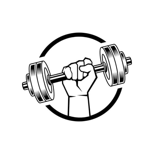 Fitness Dumbbell Weight SVG, PNG, JPG, PDF Files