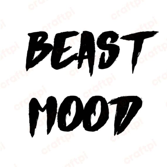 Beast Mood Monster SVG, PNG, JPG, PDF Files